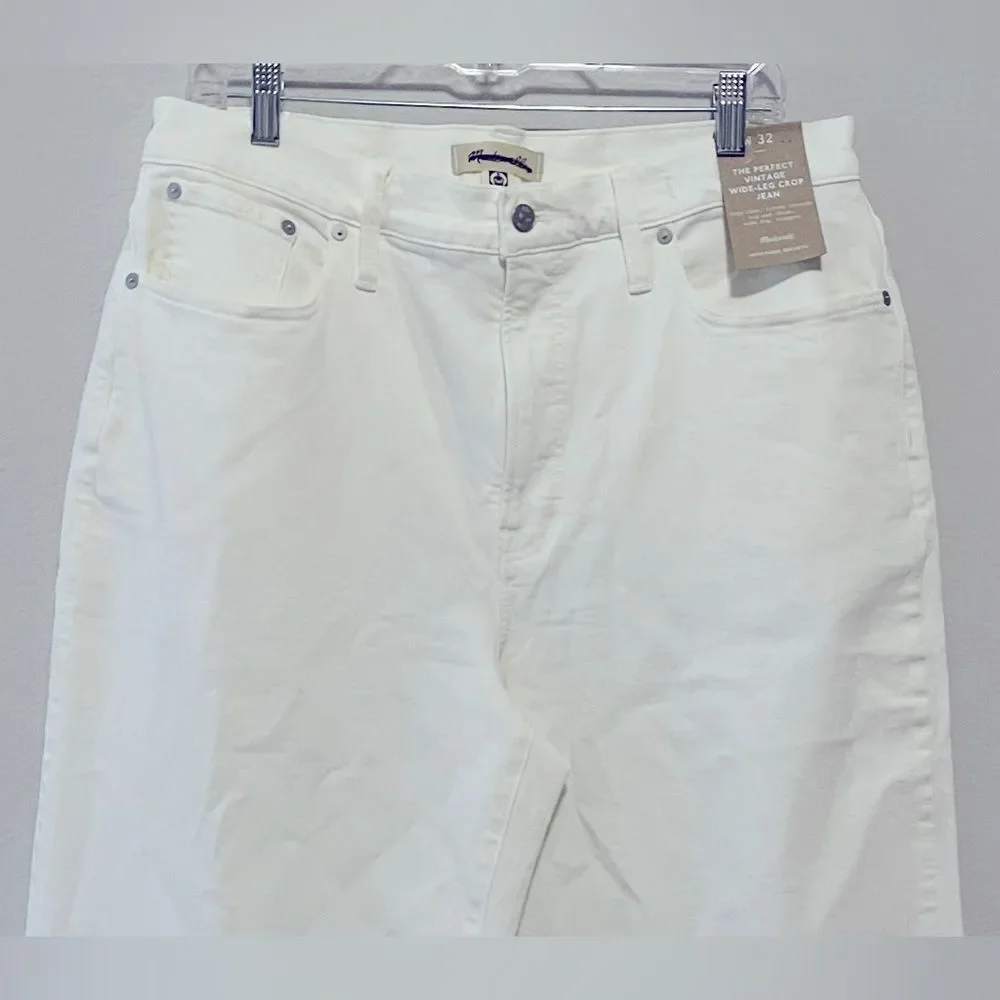 Madewell Women's High Rise Jeans - White - Picture 12 of 16